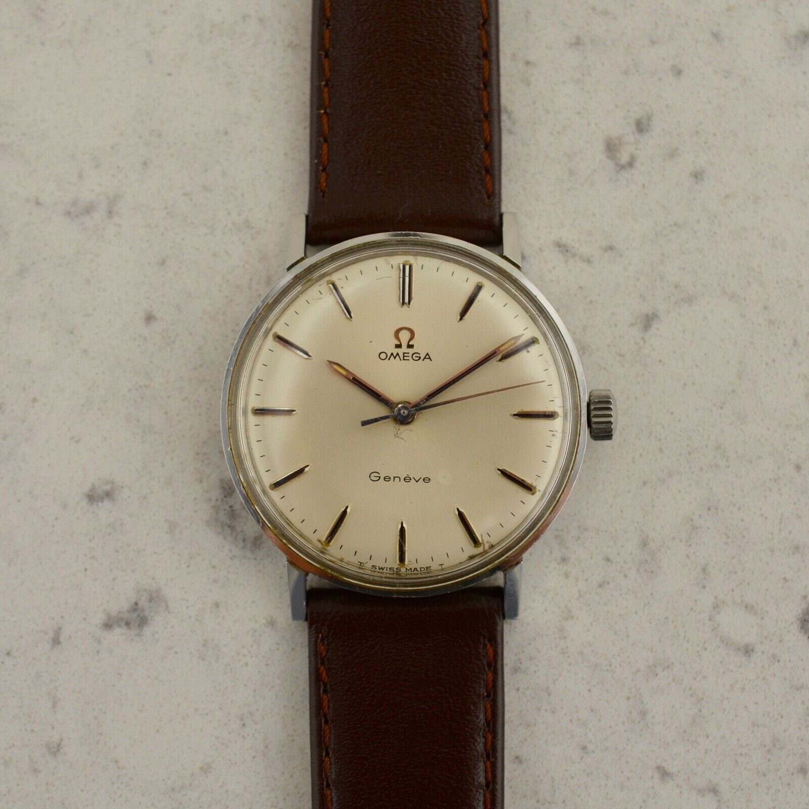 C.1966 ヴィンテージ オメガ シーマスター ジュネーブ腕時計 Cal. Ω 