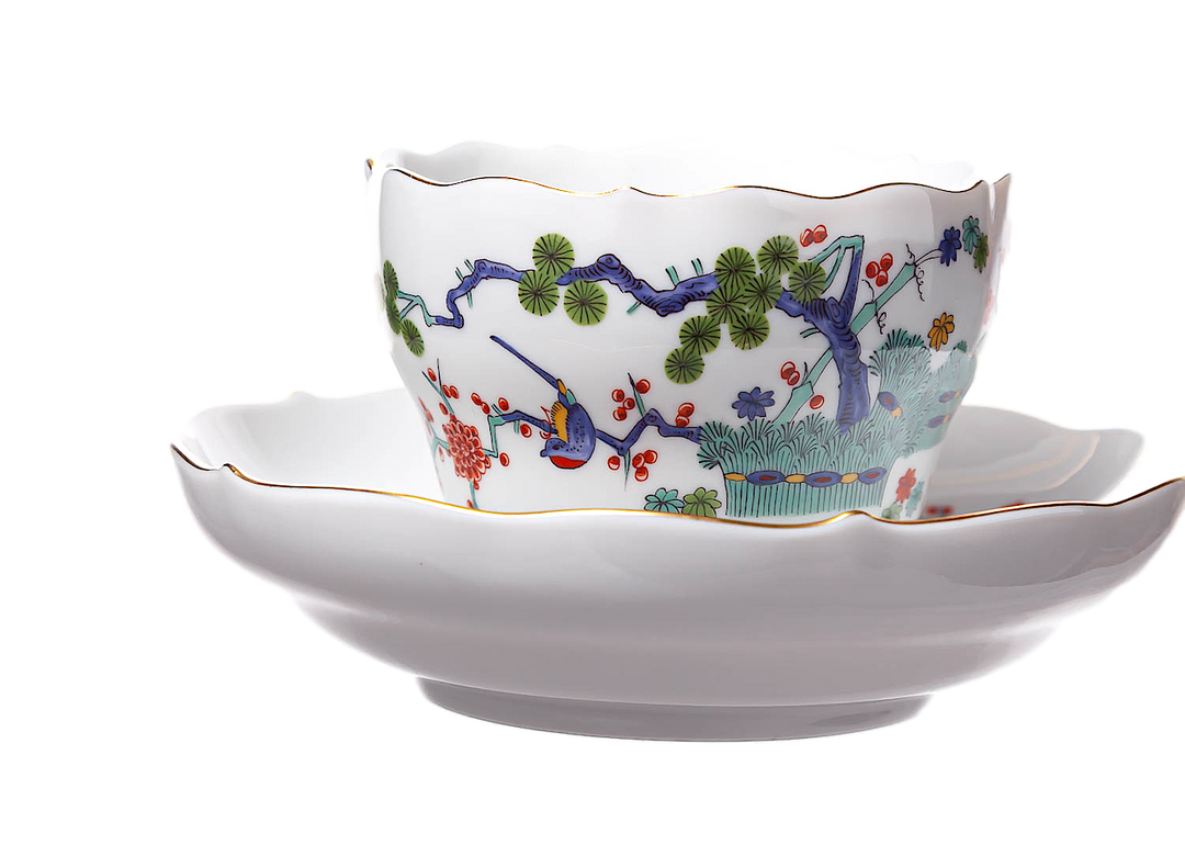 マイセン　コーヒーセット　シノワズリ　ノイエアウスシュニット