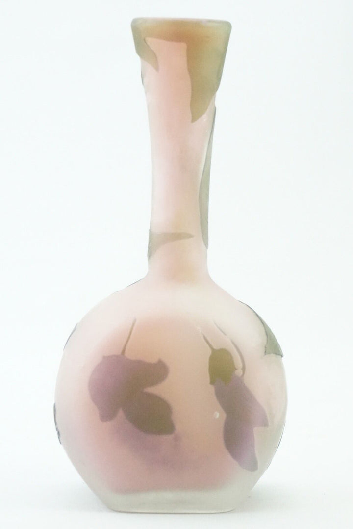 Emile Galle French Cameo Cabinet Vases, circa 1900