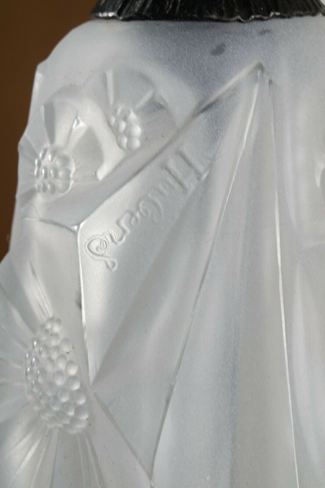 Hubens：フランス1930年代アールデコ調ランプ　錬鉄製（デュゲ作）