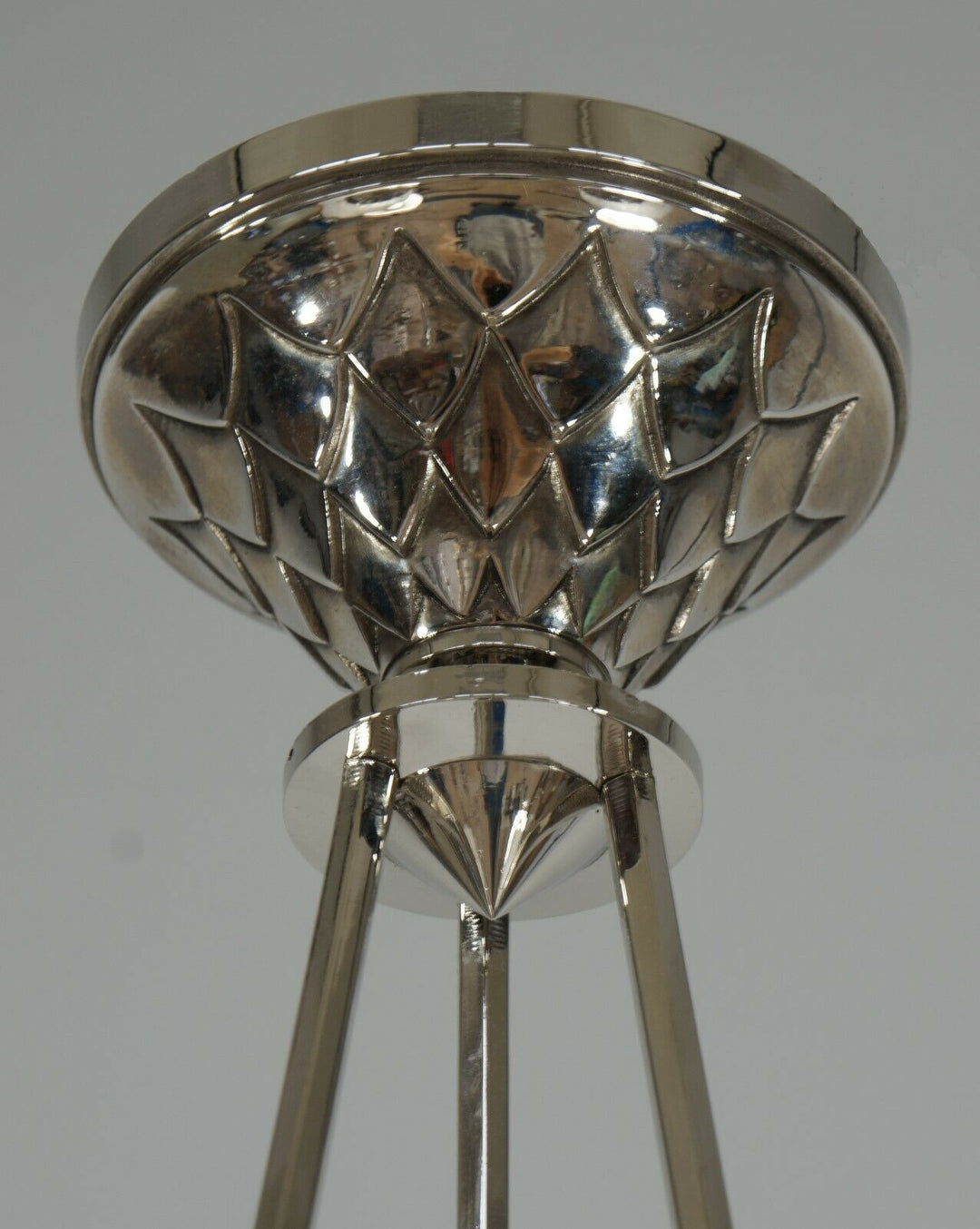 MULLER FRERES: FRENCH 1930 ART DECO CHANDELIER ........... 1925 lamp degue era