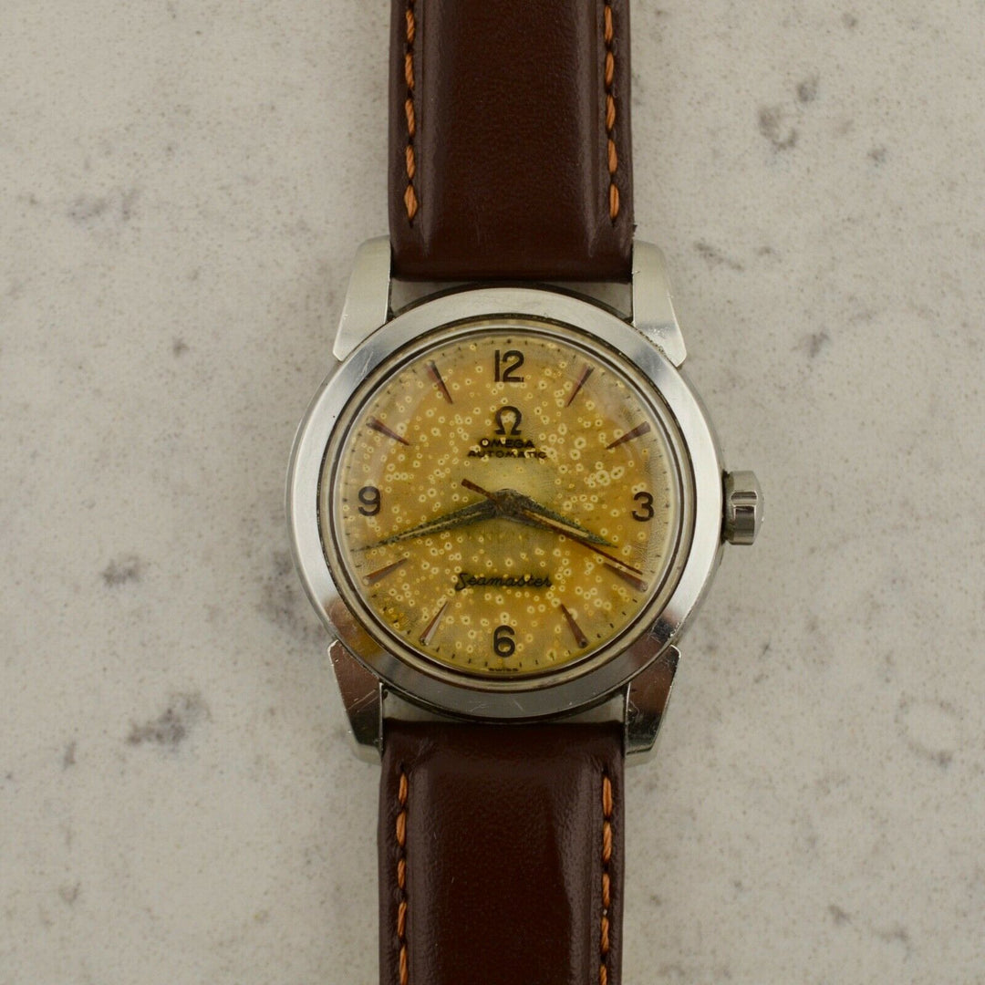 C.1954 ヴィンテージ オメガ シーマスター 腕時計 Cal. Ω 470 型番 2828-4 SC スチール製