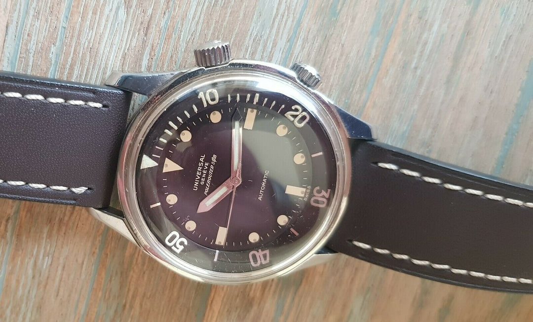 Universal geneve compax sub super-compressor case, vintage automatic 1962　ユニバーサル ジュネーブ ポールルーターサブ