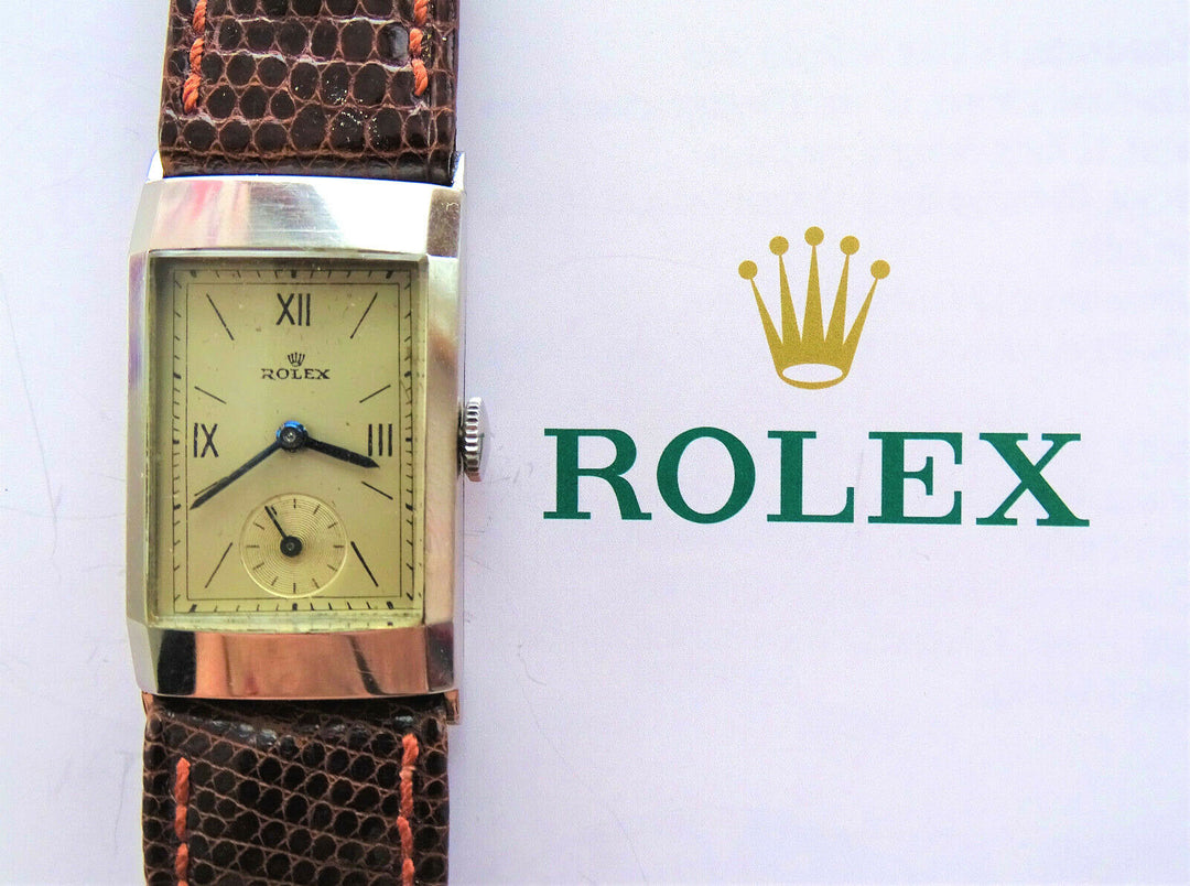 Rolex ♛ 2150 Art Deco Antique ELEGANT RARE Luxury Men's Doctor's Watch 1925