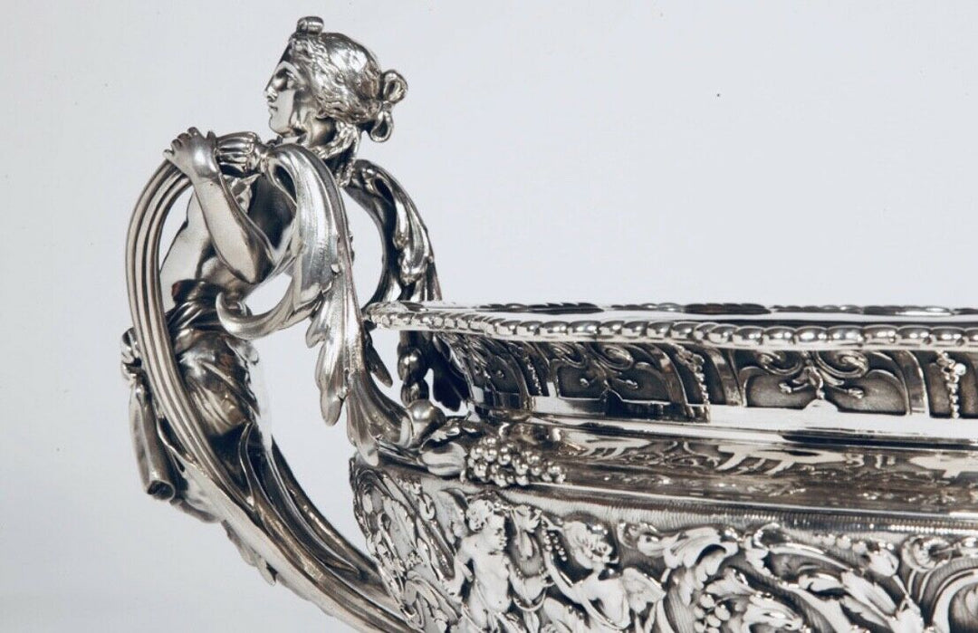 369 oz XXL CENTERPIECE ODIOT FRENCH STERLING SILVER 1862 LONDON EXHIBITION UNIQU