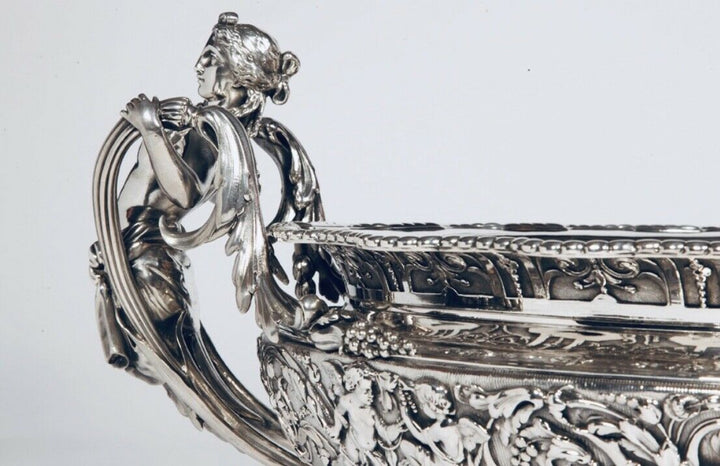 369 oz XXL CENTERPIECE ODIOT FRENCH STERLING SILVER 1862 LONDON EXHIBITION UNIQU