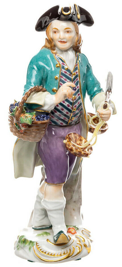 マイセン人形　ブドウ商人　J.J.ケンドラー　パリの商人　一級品　60226　1985年
