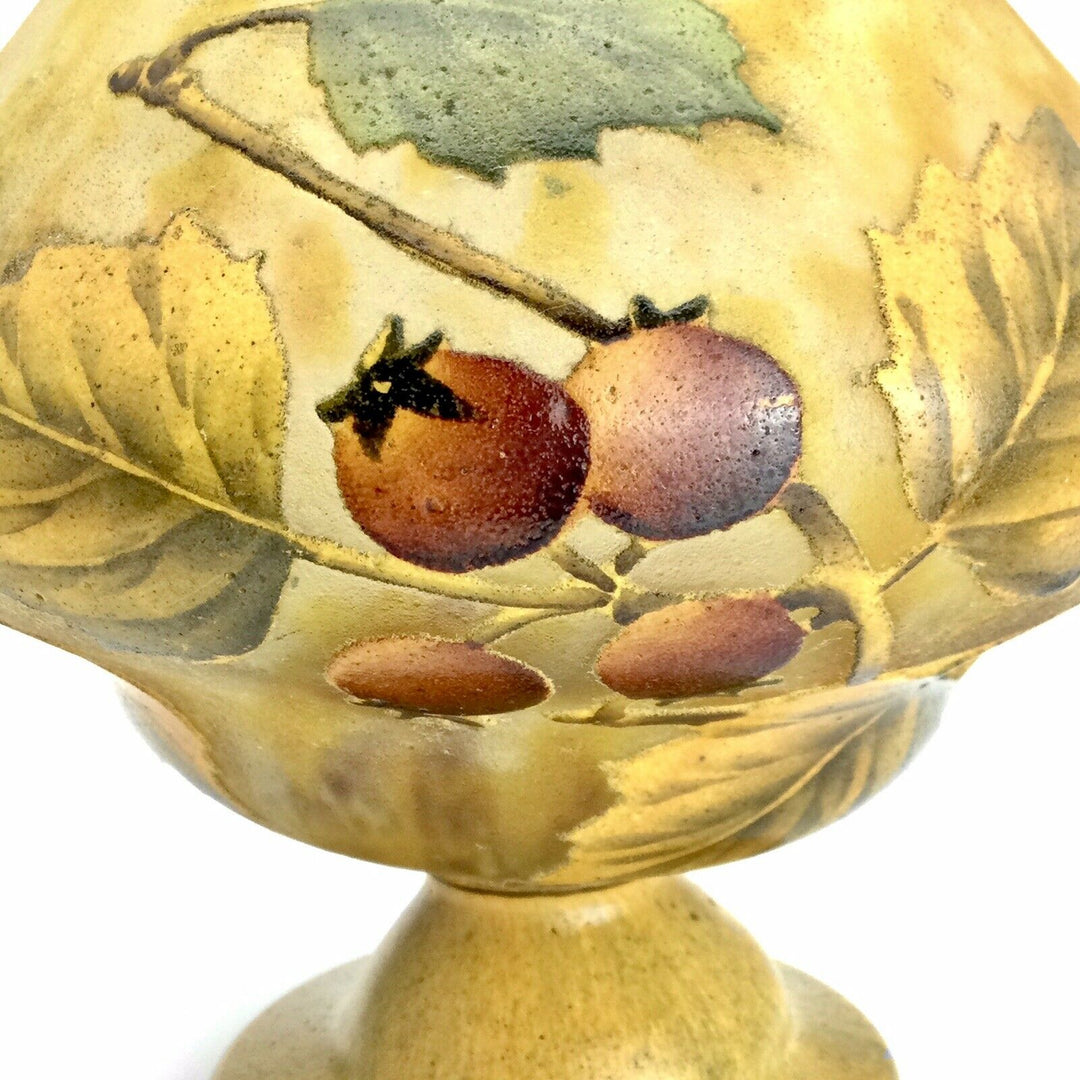 DAUM NANCY VASE POMME D‘API UM 1910
