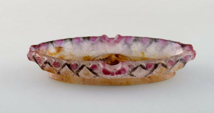 GABRIEL ARGY-ROUSSEAU (1885-1963), France. Bowl, art glass. Ca 1920