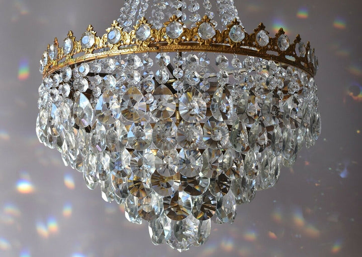 アンティーク/ヴィンテージ ホームライティング フレンチクリスタル