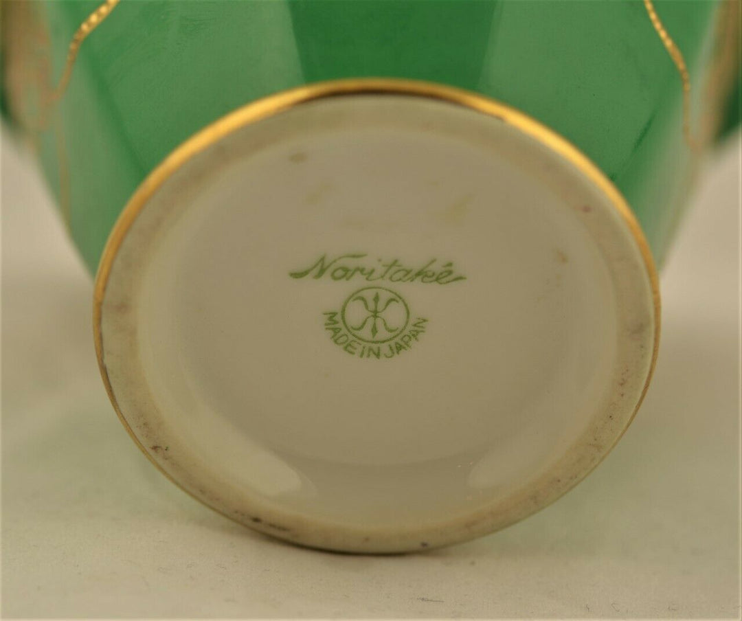 Japan, antique gilt porcelain tea caddy by Noritake