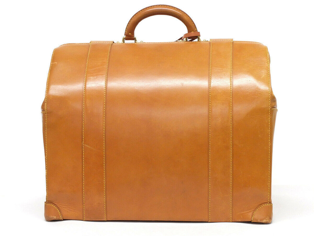 AUTH LOUIS VUITTON SPO Doctor Bag Travel Case Hand Bag Caramel Nomade