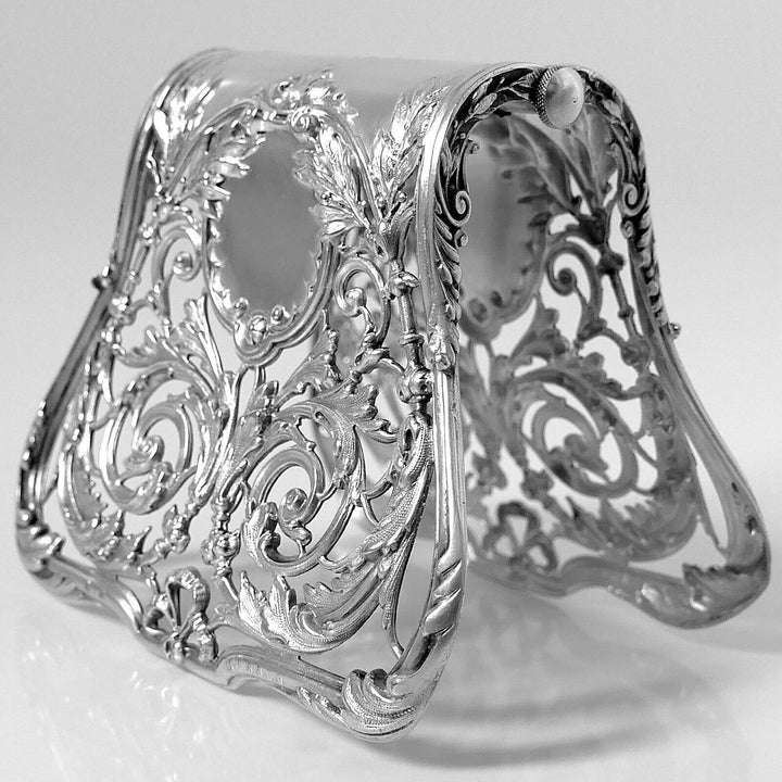 Debain French Silver Asparagus Sandwiches Grip Art Nouveau