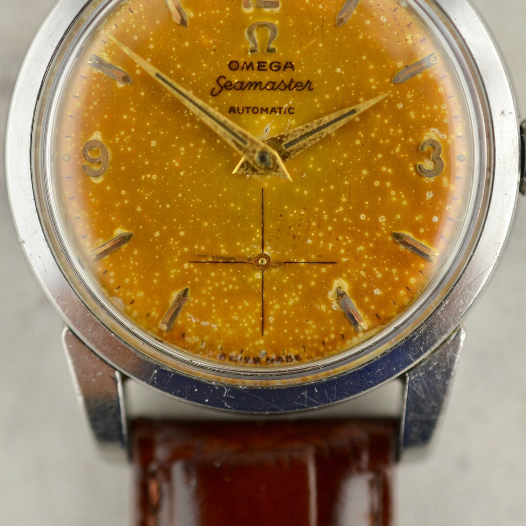 C.1954　ヴィンテージオメガ　自動式　シーマスター　オートマティック　腕時計　CAL.Ω491　型番2848-1　スチール製