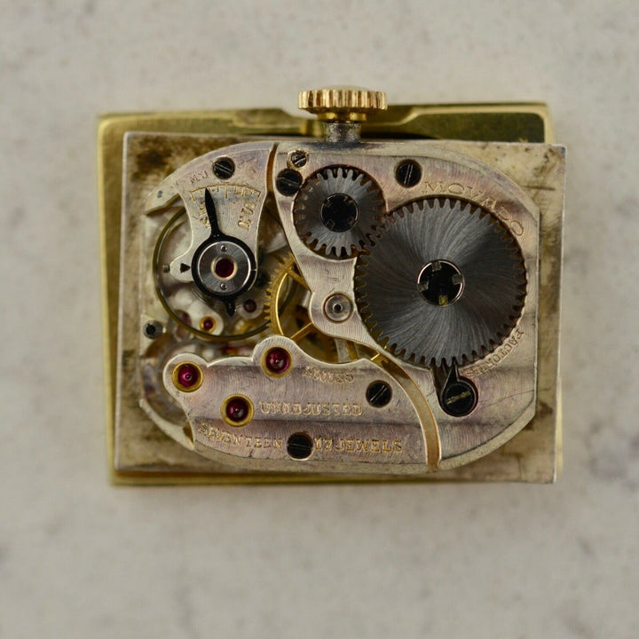 1935年　モバードヴィンテージ　ウルトラプラン Bigelow Kennard & Co(ビゲロウケナード社)腕時計(参考番号：43829) 14金イエローゴールド製