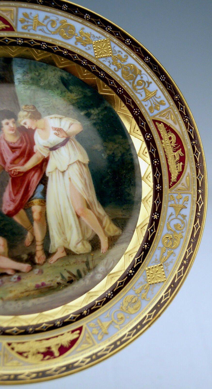 マイセン 飾り皿 アドニス クナウフ期 – アンティークテーブルウェア