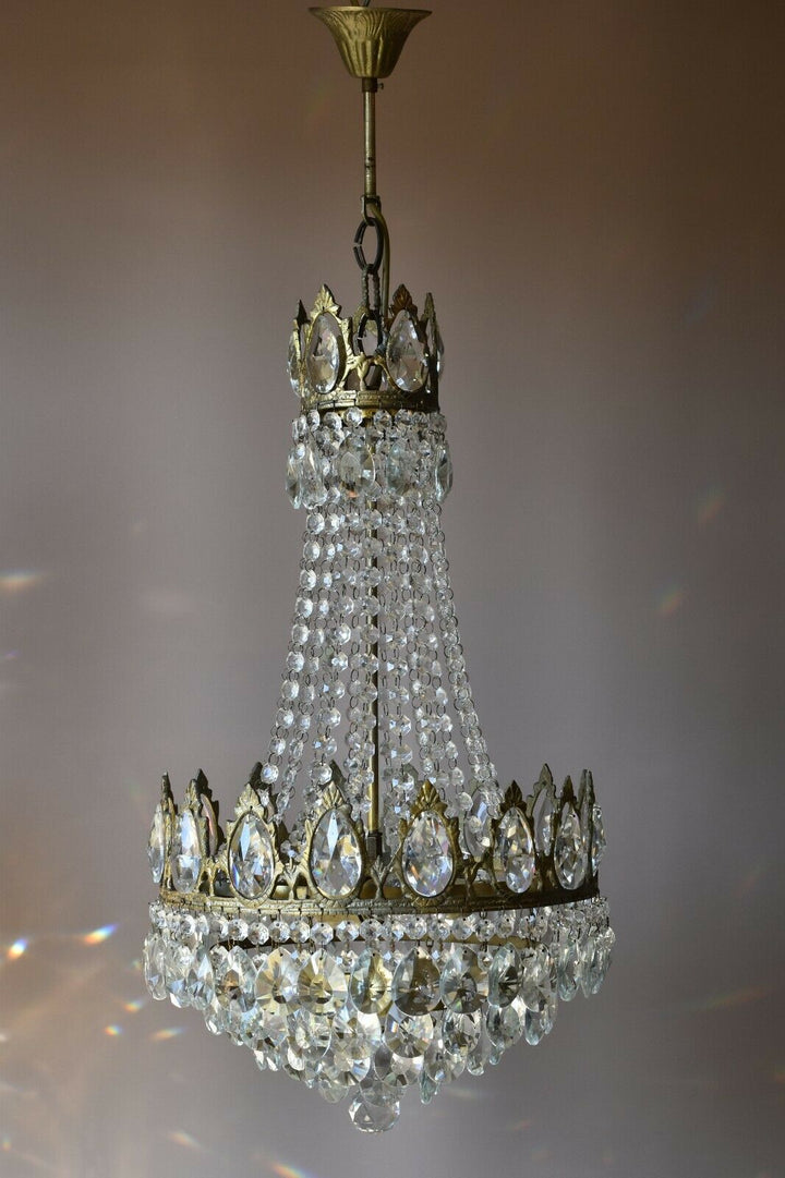 ヴィンテージ　シャンデリア　1950年代アメリカ1点モノ ヴィンテージ シャンデリア 1950年代アメリカ1点モノ