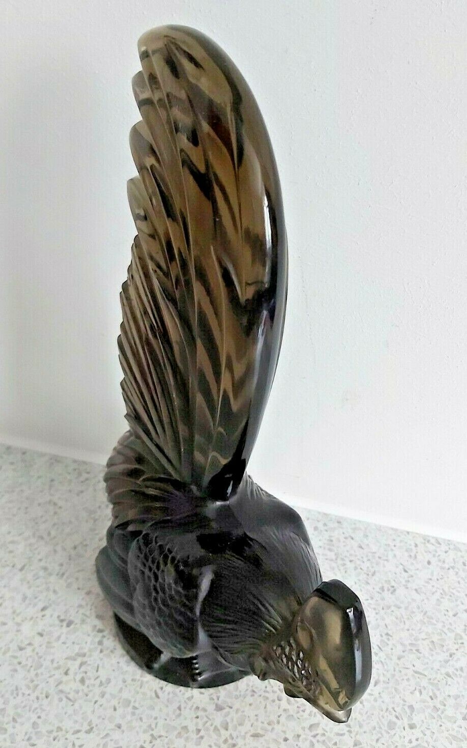 R. Lalique Coq Nain in Topaz