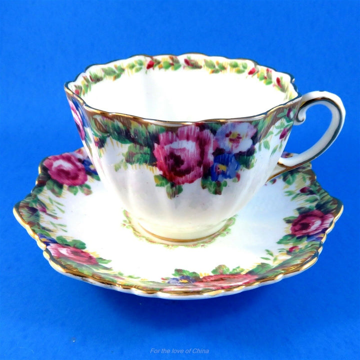 パラゴン　テクスチャータペストリーローズ　カップ&ソーサー