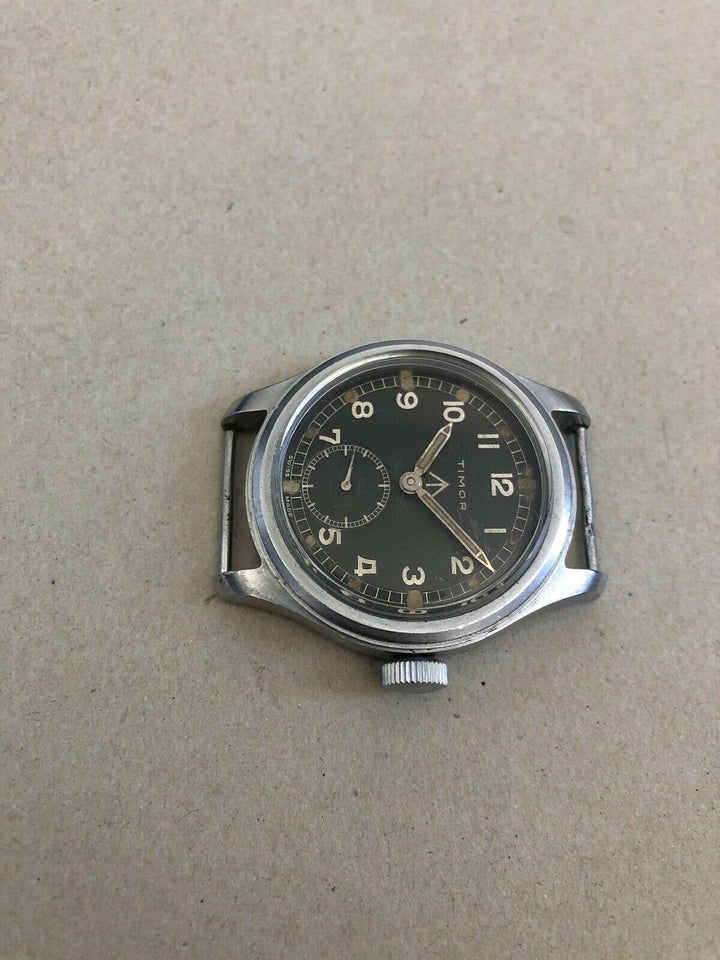 Vintage Timor British Military Watch WWW Dirty Dozen - UNRESTORED condition