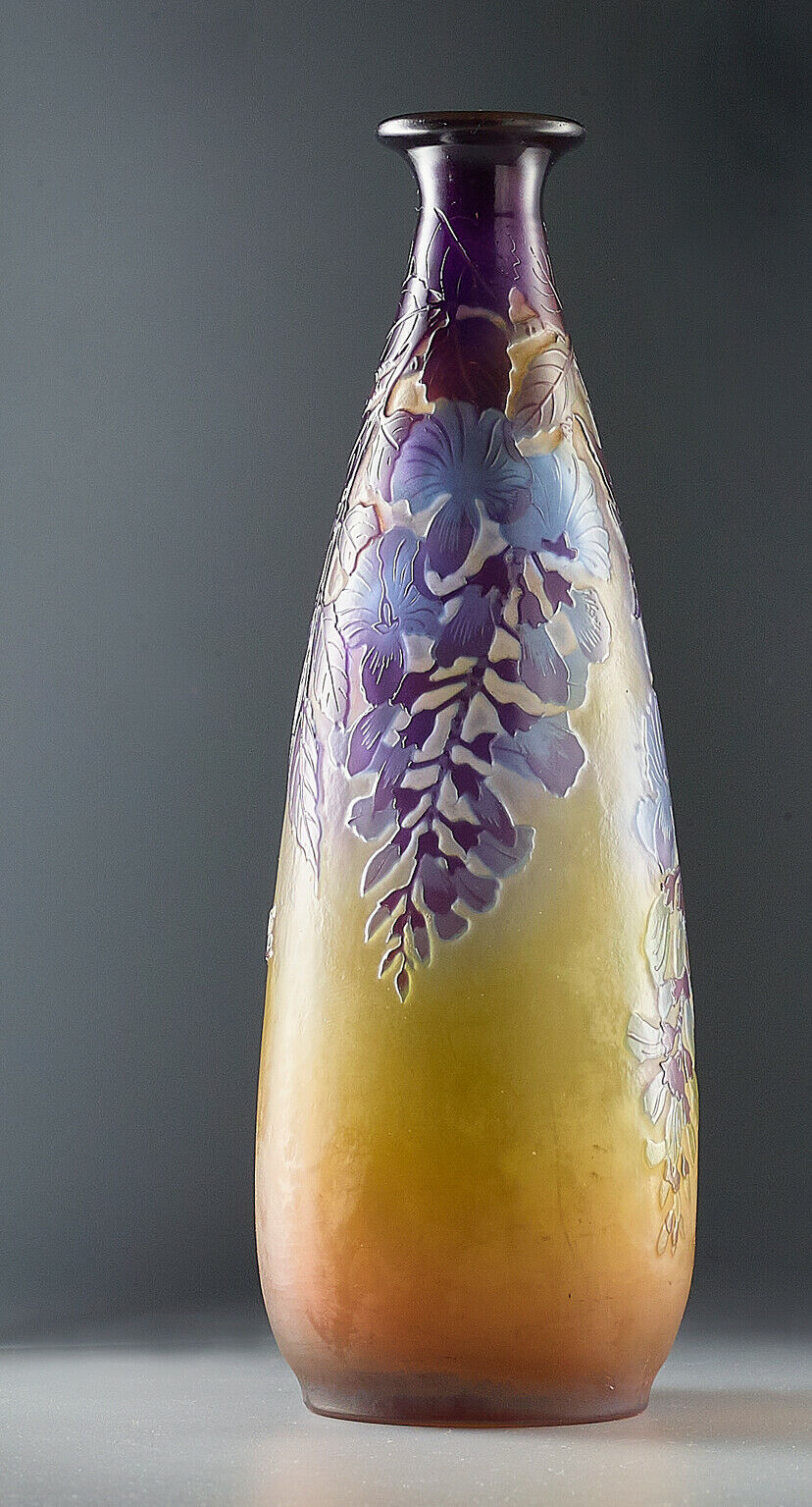 エミールガレ(GALLE)　藤の花の花瓶