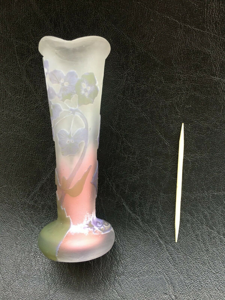 エミールガレ　紫陽花の花が描かれた花瓶（ミニチュアール）