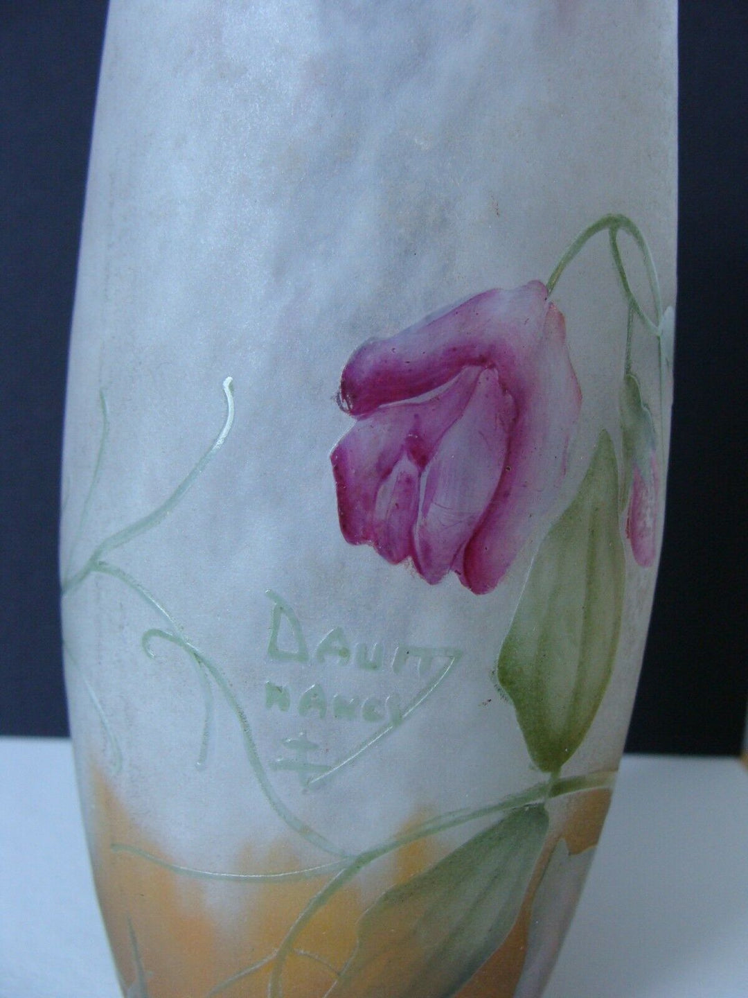 Daum Jugendstil Vase Dekor Wicke