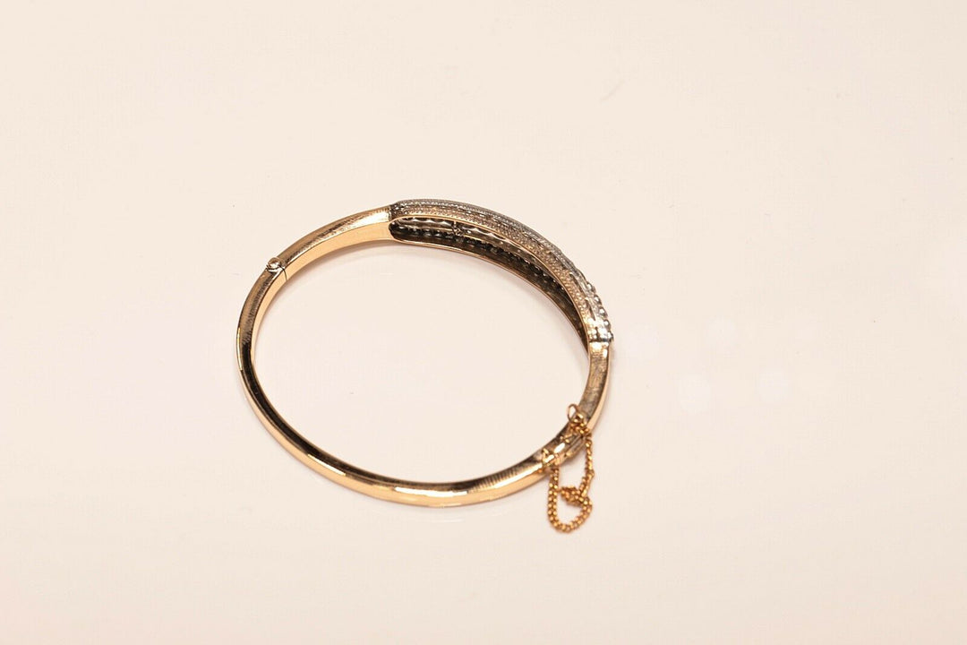 アンティーク ヴィクトリアン 18K ナチュラルダイヤモンドのブレスレット