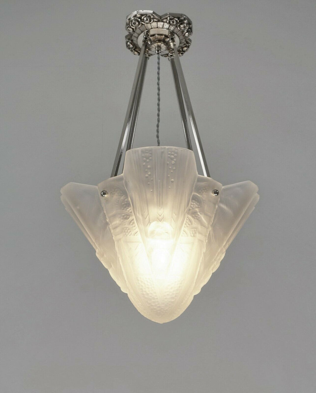 ミューラー兄弟　作：フランスアールデコ調シャンデリアランプ