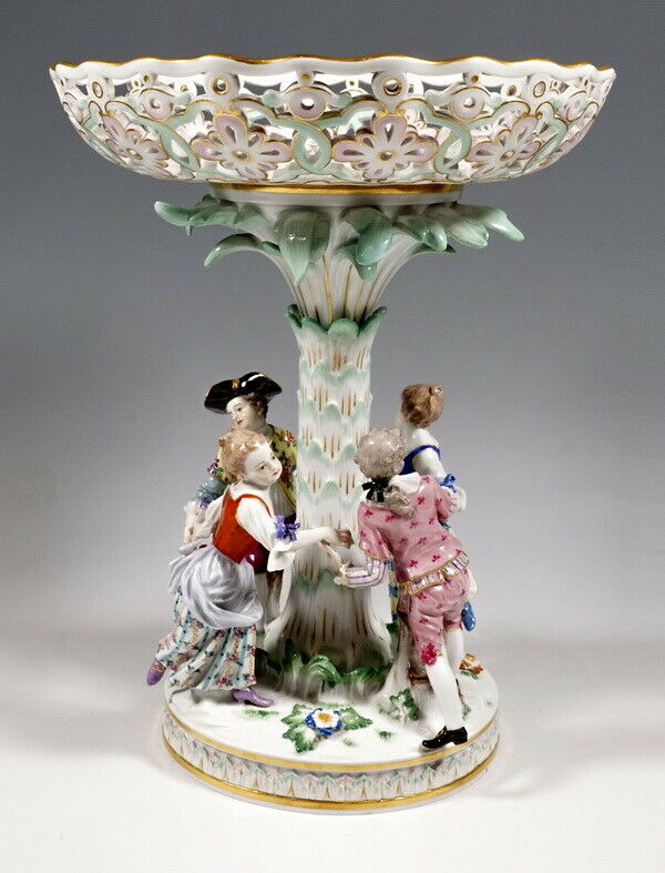 マイセン人形(MEISSEN)「踊る庭師の子供たち」