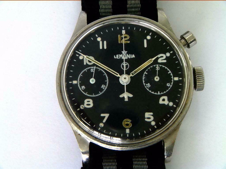 10% SALE Gents Vintage Military Lemania Watch (615 JKRR)