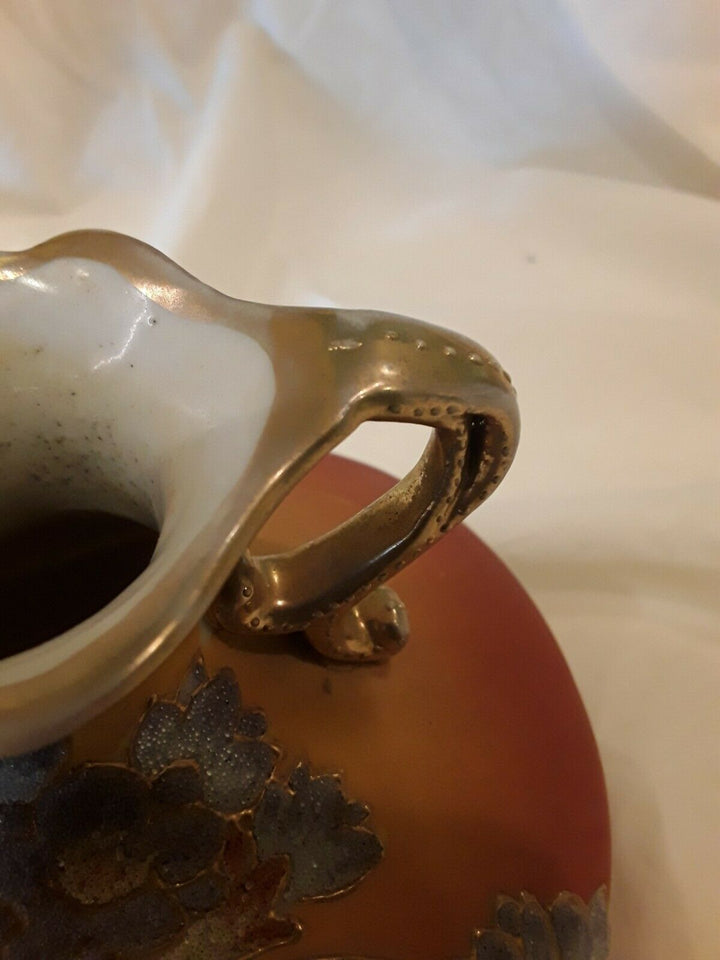 オールドノリタケ　コラレン　花瓶　1909年