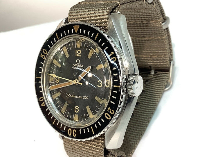 オメガ　1963年製　165.024 シーマスター 300 S　スチール製 42mm　トロピカルパティーナ(経年変化の味わい深さ)