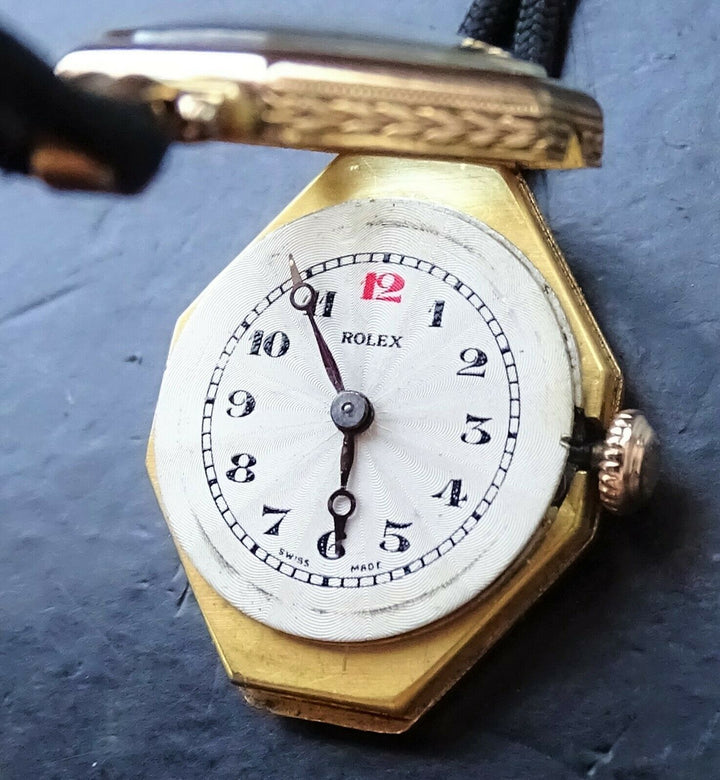 Rolex ♛ Prima Yellow Gold 18K 750 Art Deco Elegant Luxury ledies watch from 1925