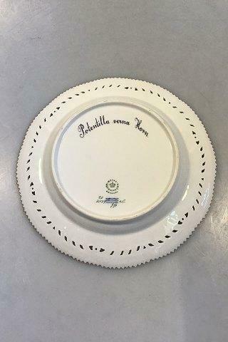 Royal Copenhagen Flora Danica Luncheon Plate No 20/3554 with Pierced Border