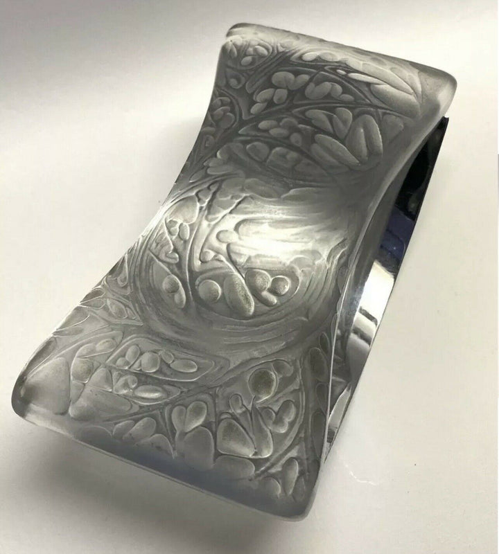 Buvard Feuilles Artichaut Rene Lalique R.Lalique Artichoke Leaves Glass Blotter