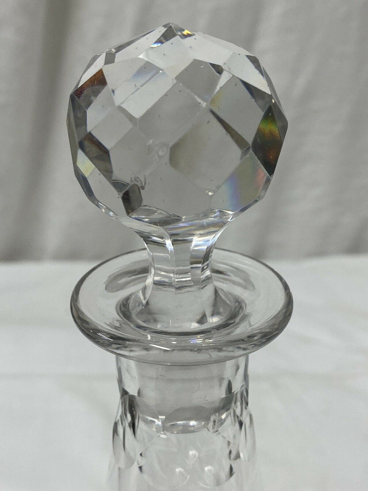 BACCARAT ANCIENNE CARAFE À VIN DÉCOR ÉCAILLÉ MODÈLE CHAUNY ART DÉCO ANNÉE 1930