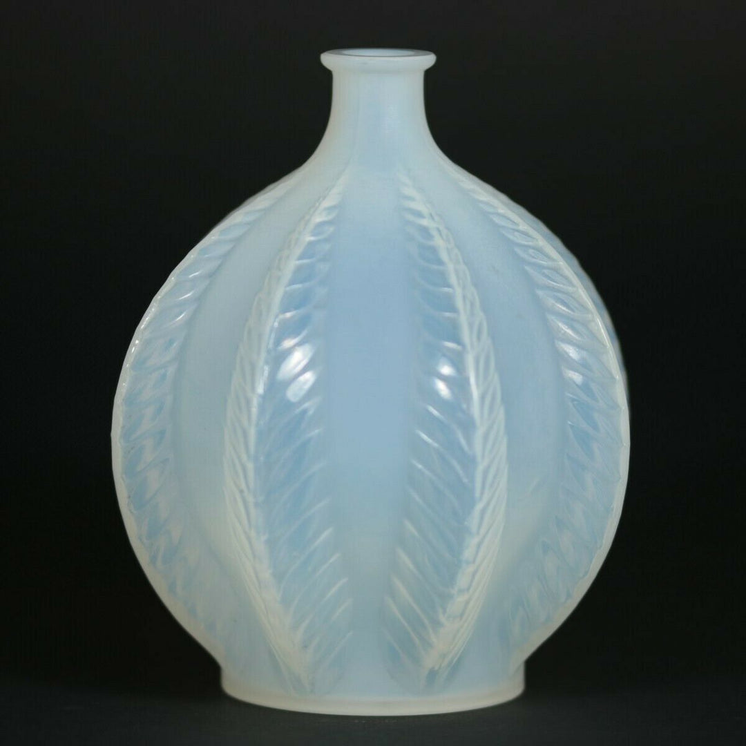 Rene Lalique Opalescent Glass 'Malines' Vase