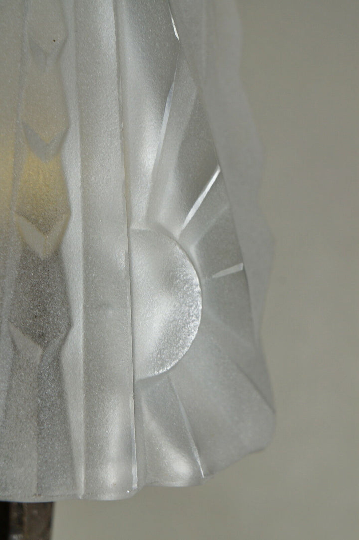 ムイネ　デュゲ　フランス製アールデコランプ　1930年　錬鉄・ガラス製