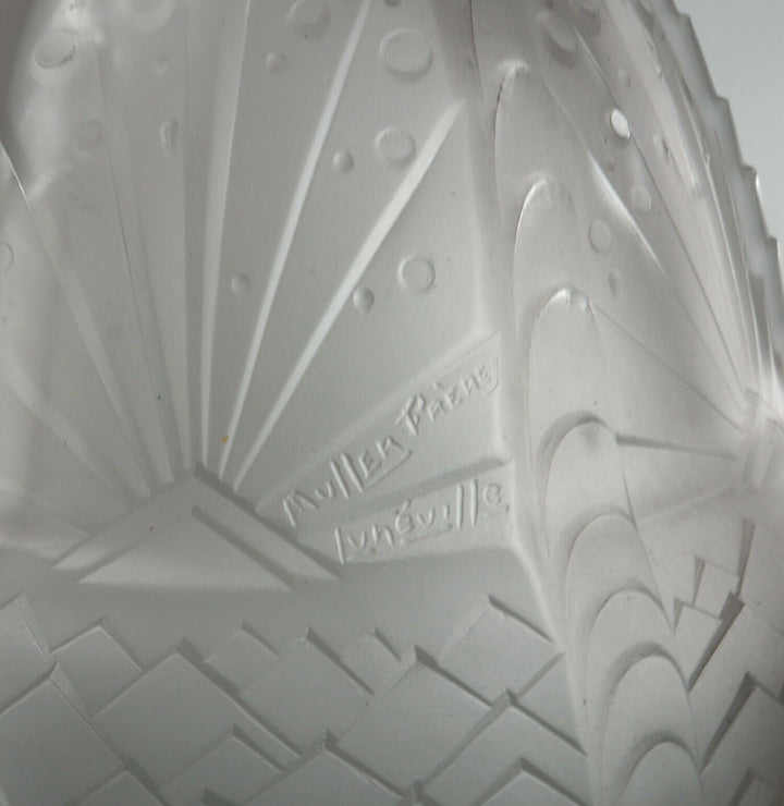 ミューラー兄弟　作：1930フランスアールデコ調シャンデリアランプ