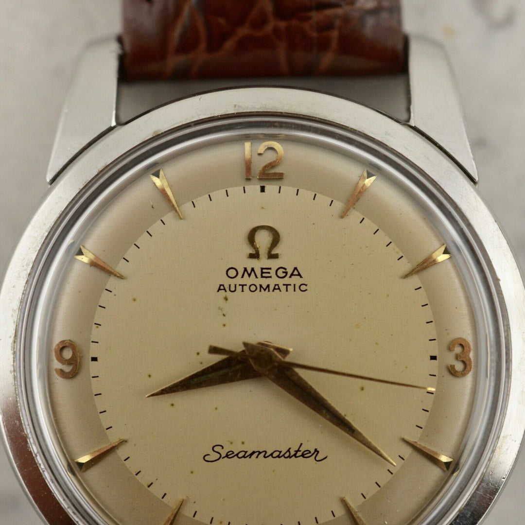 C.1956 ヴィンテージ オメガ シーマスター 自動式 腕時計 Cal. Ω 501 型番2846/2848 スチール製