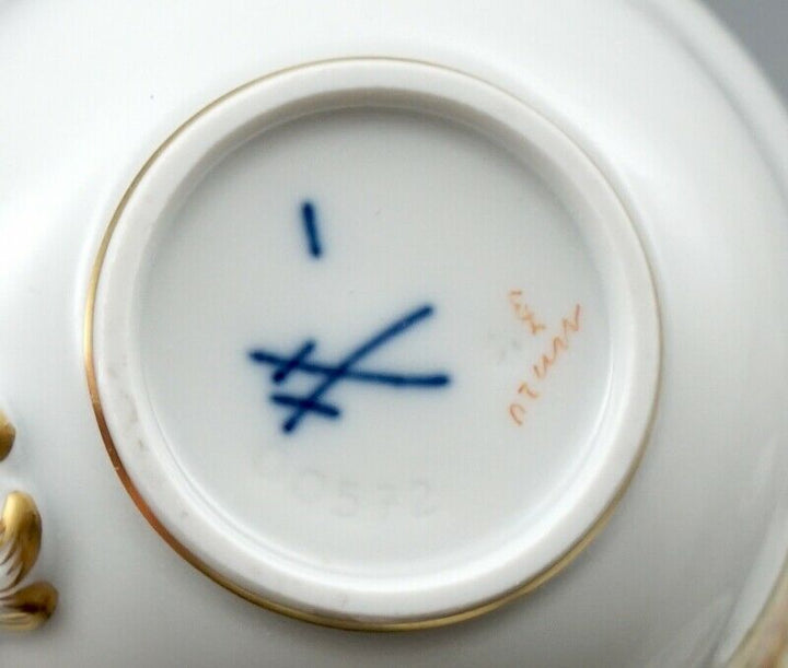 Meissen Kaffeeservice für 6 Person A-Kante Blumenbukett, 1 Wahl.