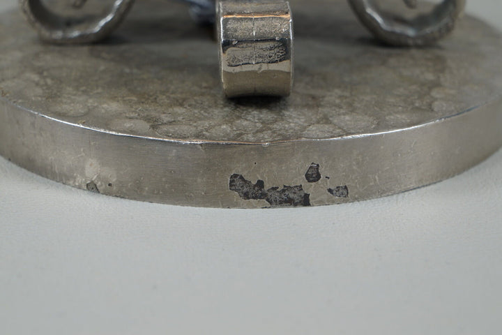 H.FOURNET and A.DELATTE : rare French art deco lamp wrought iron