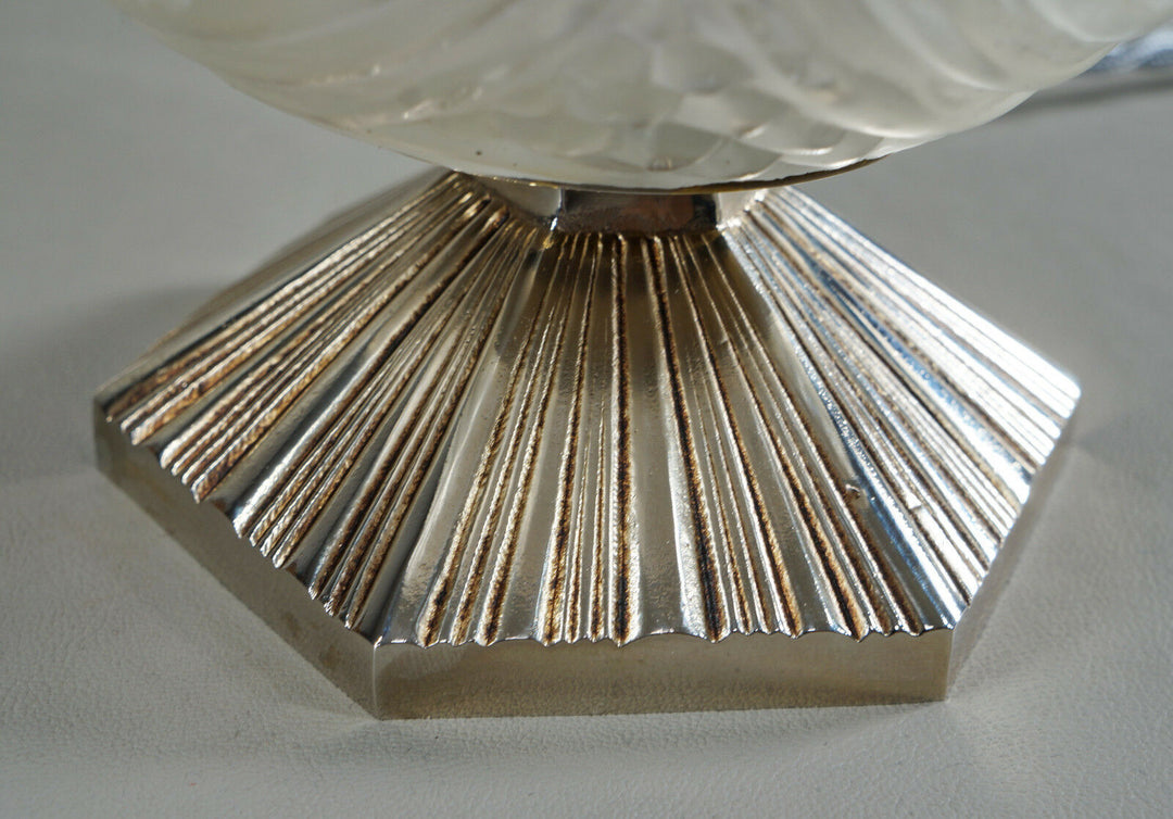 エティエ・ヴァンソン　ペアのフランス製アールデコランプ　1930年