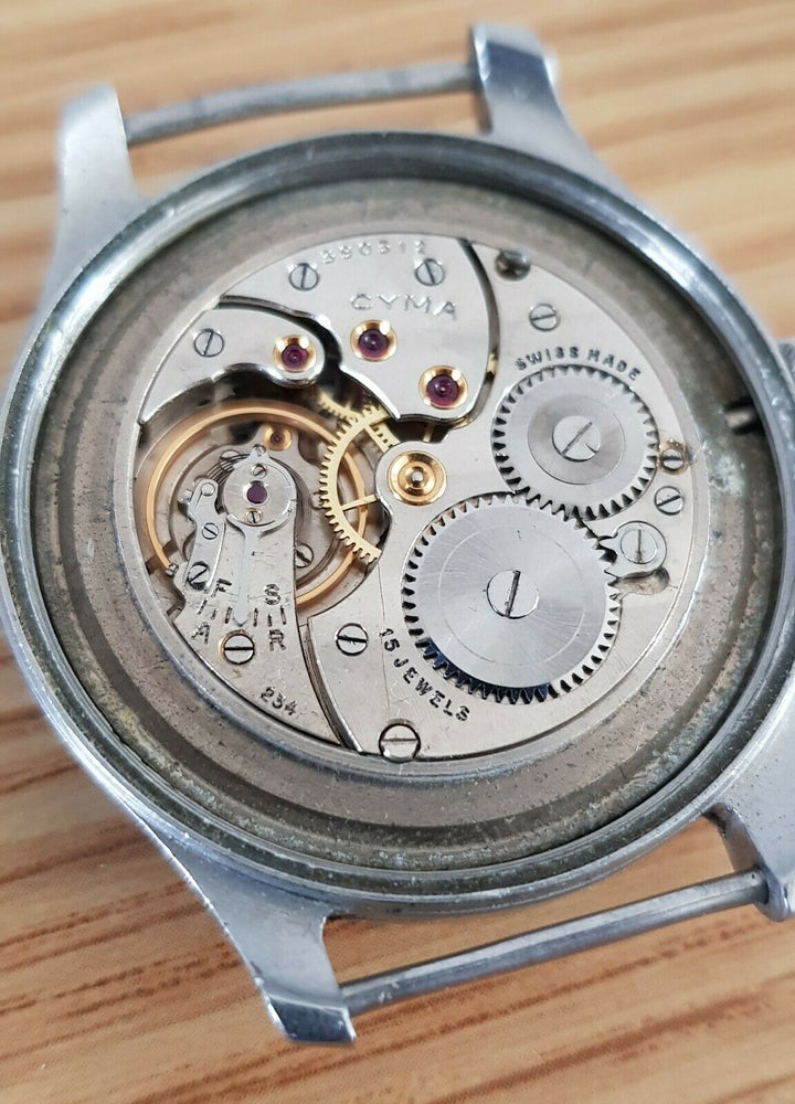 オーバーホール済み　WW2 シーマ　WWWミリタリー　Ref234 ステンレススチール製 “ダーティ・ダース” 腕時計