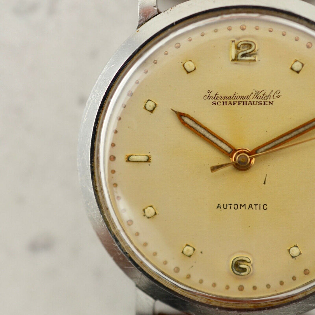 1955年　ヴィンテージ IWCシャフハウゼン　オートマチック　カラトラバ　腕時計 cal.85 スチール製