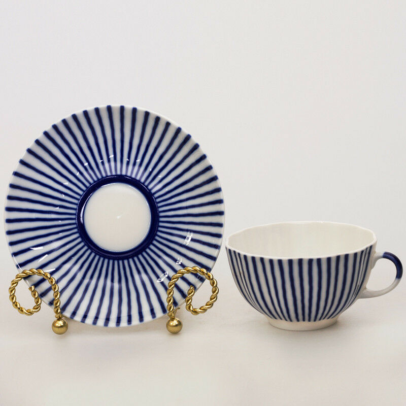 8.5 fl oz Imperial Porcelain Teacup & Saucer Lomonosov LFZ Frenchman Frantsuzik