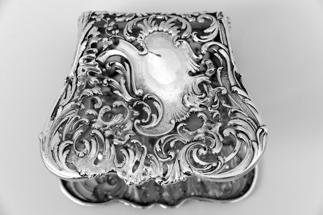 Debain French All Sterling Silver Asparagus, Sandwiches Grip, Art Nouveau