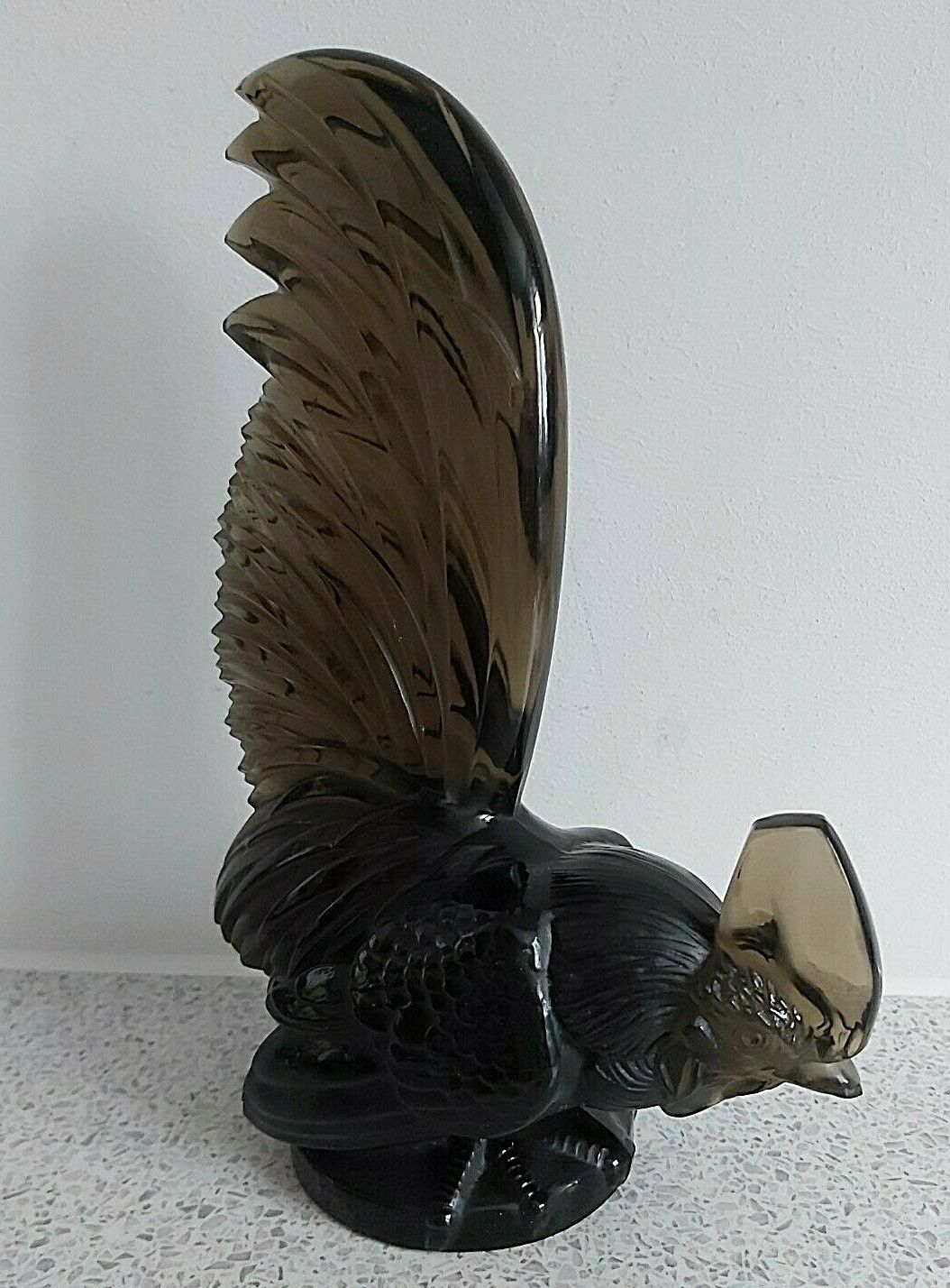 R. Lalique Coq Nain in Topaz – アンティークテーブルウェア