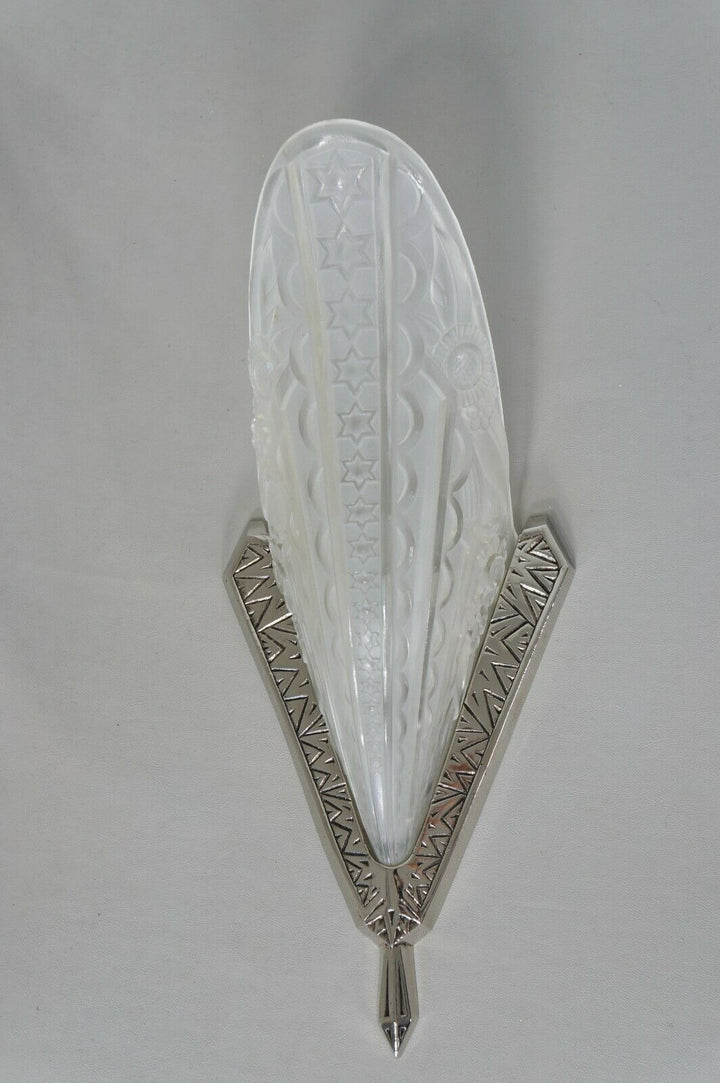 pair of 1930 art deco wall sconces by DONNA France ..... lights lamp 1925 muller